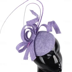 Headpiece Sinamay Wedding Evening Party Elegant Wedding With Flower Headpiece Headwear