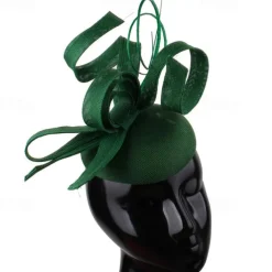 Headpiece Sinamay Wedding Evening Party Elegant Wedding With Flower Headpiece Headwear