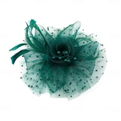 Headpiece Tulle Feathers Wedding Evening Party Elegant Wedding With Feather Headpiece Headwear
