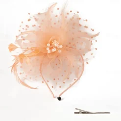Headpiece Tulle Feathers Wedding Evening Party Elegant Wedding With Feather Headpiece Headwear