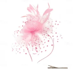 Headpiece Tulle Feathers Wedding Evening Party Elegant Wedding With Feather Headpiece Headwear