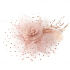 Headpiece Tulle Feathers Wedding Evening Party Elegant Wedding With Feather Headpiece Headwear