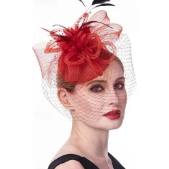 Headpiece Tulle Feathers Wedding Evening Party Elegant Wedding With Feather Headpiece Headwear