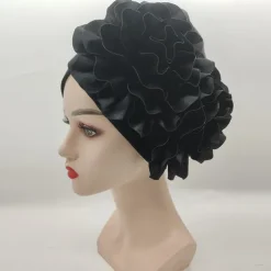 Headwear Headpiece Silk Like Satin Turbans Party / Evening Holiday Kentucky Derby Cocktail Royal Astcot Ethnic Style With Flower Tiered Headpiece Headwear