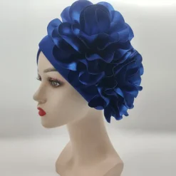 Headwear Headpiece Silk Like Satin Turbans Party / Evening Holiday Kentucky Derby Cocktail Royal Astcot Ethnic Style With Flower Tiered Headpiece Headwear