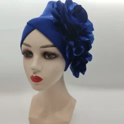 Headwear Headpiece Silk Like Satin Turbans Party / Evening Holiday Kentucky Derby Cocktail Royal Astcot Ethnic Style With Flower Tiered Headpiece Headwear