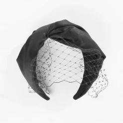 Headwear Tulle Nonwoven Veil Hat Wedding Tea Party Elegant Wedding With Pure Color Face Veil Headpiece Headwear