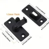 Heavy-Duty 304 Stainless Steel Door Lock Latch, 90 Degree Buckle flip Latch Right Angle Door Latch Lock Lever Latch Heavy Duty Safety Door Lock