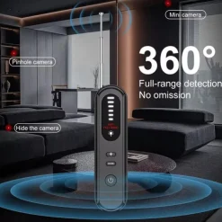 Hidden Camera Detector Listening Device Tracker Anti-Spy Electronic Signal 5 Levels Sensitivity Wireless Signal Scanner for Home