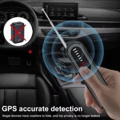 Hidden Camera Detector Listening Device Tracker Anti-Spy Electronic Signal 5 Levels Sensitivity Wireless Signal Scanner for Home