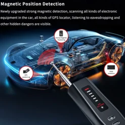 Hidden camera Infrared detector Anti-spy car GPS tracking listening device RF wireless signal scanner Gadget Security protection
