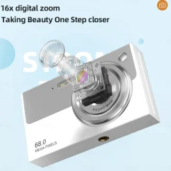 High definition anti shake 6800W true 4K high-definition digital student camera 16x zoom camera and video recorder