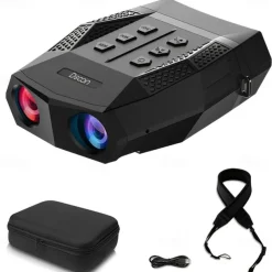 High Definition Infrared Night Vision Scope with 2K Photo & 1080P Video 2.5 TFT Screen 300m Full Dark Vision Battery/USB Dual Power for Outdoor Hunting