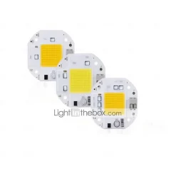 High Power 50W COB LED Chip SMD 110V Welding Free Diode for Lamp Beads DIY Lighting Smart IC No Need Driver