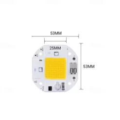 High Power 50W COB LED Chip SMD 110V Welding Free Diode for Lamp Beads DIY Lighting Smart IC No Need Driver