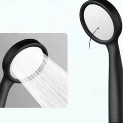 High Pressurized Nozzle Sprayer Shower Head Water Saving Rainfall with ABS Chrome Bathroom Shower Head Bathroom Accessories