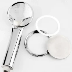 High Pressurized Nozzle Sprayer Shower Head Water Saving Rainfall with ABS Chrome Bathroom Shower Head Bathroom Accessories