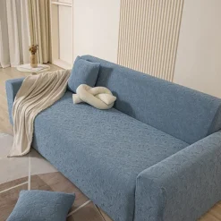 High Quality Small Leaf Sofa Cover Soft and Durable Fabric with Elegant Leaf Pattern Perfect for Living Room Decor Comfortable and Protective Slipcover Easy to Install and Machine Washable