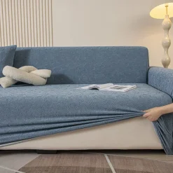 High Quality Small Leaf Sofa Cover Soft and Durable Fabric with Elegant Leaf Pattern Perfect for Living Room Decor Comfortable and Protective Slipcover Easy to Install and Machine Washable