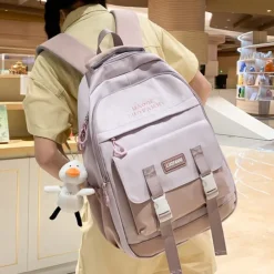 High School Bags for Teenagers Girls Middle Student Backpack Women Bookbag Korean Bagpack