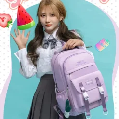 High School Bags for Teenagers Girls Middle Student Backpack Women Bookbag Korean Bagpack