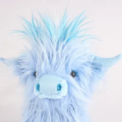 Highland Cow Brown Stuffed Animal Soft Toy Gift for Kids Naturli Eco-Friendly Plush 9.8 Inches