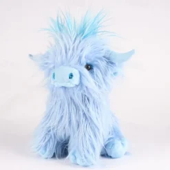 Highland Cow Brown Stuffed Animal Soft Toy Gift for Kids Naturli Eco-Friendly Plush 9.8 Inches