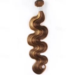 Highlight Piano Human Hair P4/27 Hair Body Wave 1 Bundles 10-30 Inch Hair Extension Human Hair