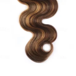 Highlight Piano Human Hair P4/27 Hair Body Wave 1 Bundles 10-30 Inch Hair Extension Human Hair