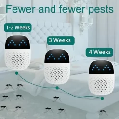 High-Power Acoustic Pulse Ultrasonic Mouse & Mosquito Repeller – Indoor Insect Deterrent Device for Home Protection