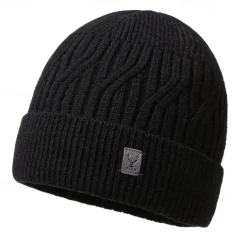 Hiking Hat Balaclava Skull Cap Beanie Thermal Warm Fleece Lining Soft Winter Men's Fishing Activity