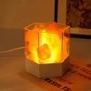 Himalayan Salt Lamp Natural Crystal Salt Rock Lamp for Warm Peaceful and Romantic Night Light Modern Healthy Decorative Indoor Home Lighting