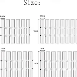 Hinged Flower Vase,Foldable Flower Vase Set, Foldable Flower Vase with Hinged Design, Shape Changeable DIY Crystal Glass Test Tube with 6/8 Test Tubes and S-Shaped Hooks