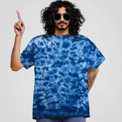 Hippie T-shirt Tie-Dye Tee 3D Tie Dye Print Retro Vintage 1980s 1970s For Men's Adults' Masquerade 3D Print Casual Daily