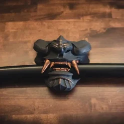 Holder Stand Display Rack Oni Katana Japanese Samurai Sword Black Wall Mask