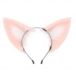 Hongxue Wolf Ear Hair Hoop Cos Plush Wolf Tail Fox Tail Set Cosplay Comic Exhibition Dressing Cosplay Accessories