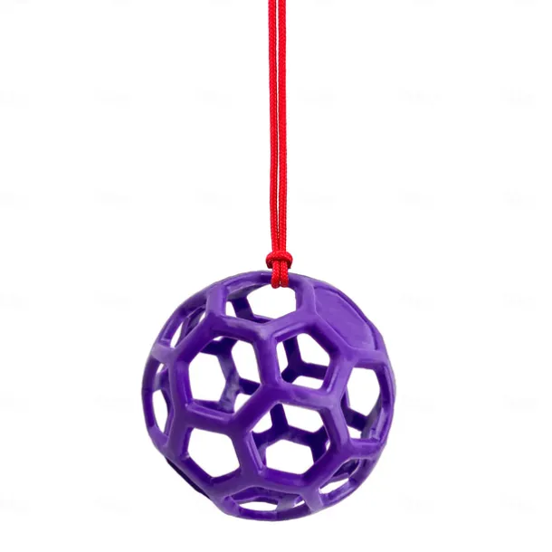 Horse Feeding Toy Ball Hanging Horse Toy Stable Feeding Ball, Stretch Resistant TPR Hay Feeder Toy Ball