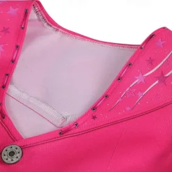 Hot Pink Cowgirl Set Doll Movie Cosplay Costume Masquerade Girls' Movie Cosplay Retro Vintage Vest Pants Scarf Masquerade Halloween