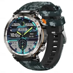 HT30 Smart Watch Rugged Military Men's 1.7 inch 600mAh Battery Compass Sports Fitness Watches Bluetooth Call Smartwatch