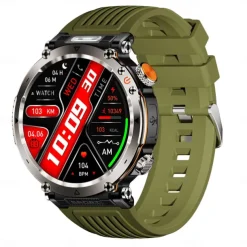 HT30 Smart Watch Rugged Military Men's 1.7 inch 600mAh Battery Compass Sports Fitness Watches Bluetooth Call Smartwatch