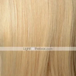 Human Hair Blend Wig Short Straight Layered Haircut Short Hairstyles 2020 Berry Classic Straight Black Blonde Brown Natural Capless Women's Palest Blonde Honey Blonde / Bleached Blonde Blonde 8 inch