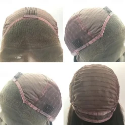 Human Hair 13x4 Lace Front Wig Short Bob Brazilian Hair Wavy Multi-color Wig 130% 150% Density with Baby Hair Natural Hairline Pre-Plucked For Women Short Human Trendiest Haircuts