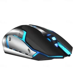 HXSJ M10 2.4Ghz Wireless Gaming Mouse 2400dpi Built-in Battery Rechargeable 7 Color Backlight Breathing Comfort Gamer Mice