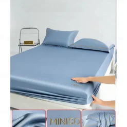 Ice Silk Bed Sheet One-piece Comfortable Summer Cool Bed Cover Mattress Cover Dust Cover Protection