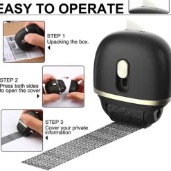 Identity Protection Roller Stamp For Identity Identification Shielding,Identity Theft Protection Stamp - Privacy Secret And Address Shielder