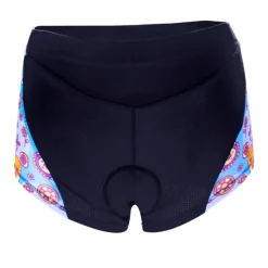 ILPALADINO Women's Cycling Under Shorts Cycling Shorts Bike Shorts Padded Shorts Chamois Bottoms 3D Pad Quick Dry Anatomic Design Sports Floral Botanical Spandex Elastane Lycra Black Road Bike