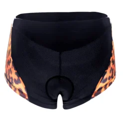 ILPALADINO Women's Cycling Under Shorts Cycling Shorts Bike Shorts Padded Shorts Chamois Bottoms 3D Pad Quick Dry Anatomic Design Sports Floral Botanical Spandex Elastane Lycra Black Road Bike