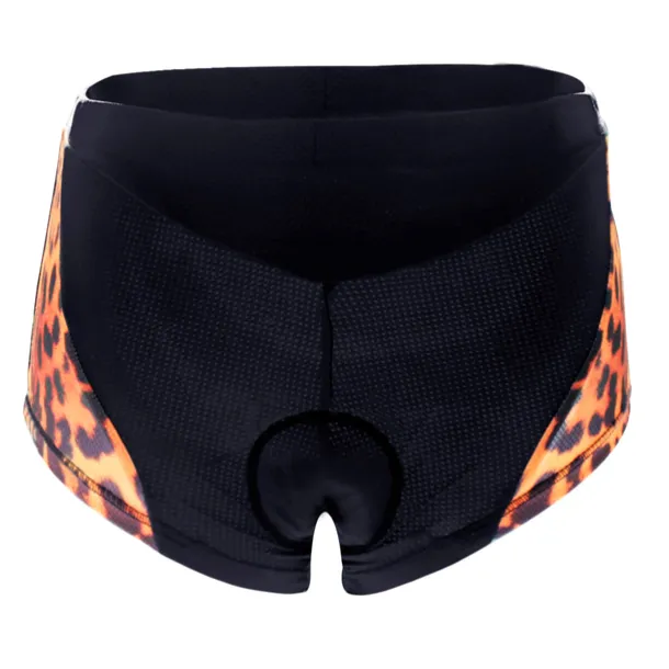 ILPALADINO Women's Cycling Under Shorts Cycling Shorts Bike Shorts Padded Shorts Chamois Bottoms 3D Pad Quick Dry Anatomic Design Sports Floral Botanical Spandex Elastane Lycra Black Road Bike