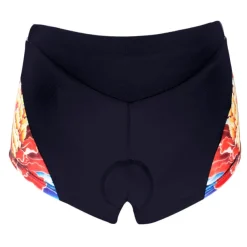 ILPALADINO Women's Cycling Under Shorts Cycling Shorts Bike Shorts Padded Shorts Chamois Bottoms 3D Pad Quick Dry Anatomic Design Sports Floral Botanical Spandex Elastane Lycra Black Road Bike