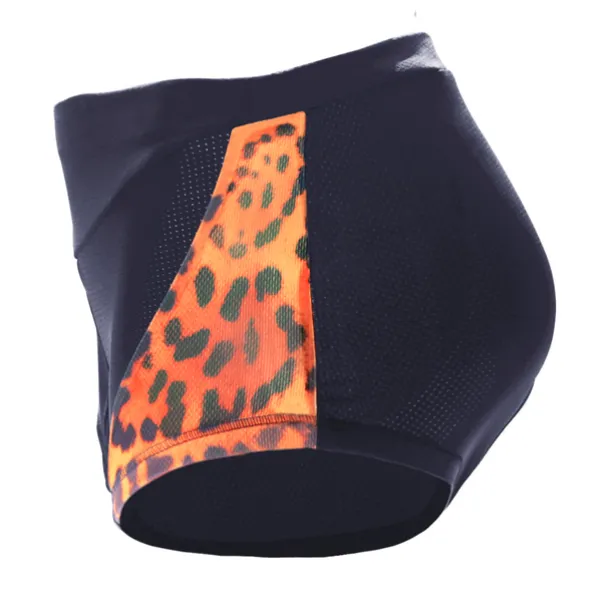 ILPALADINO Women's Cycling Under Shorts Cycling Shorts Bike Shorts Padded Shorts Chamois Bottoms 3D Pad Quick Dry Anatomic Design Sports Floral Botanical Spandex Elastane Lycra Black Road Bike